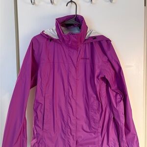 Marmot Women's Precip Rain Jacket Bright Purple